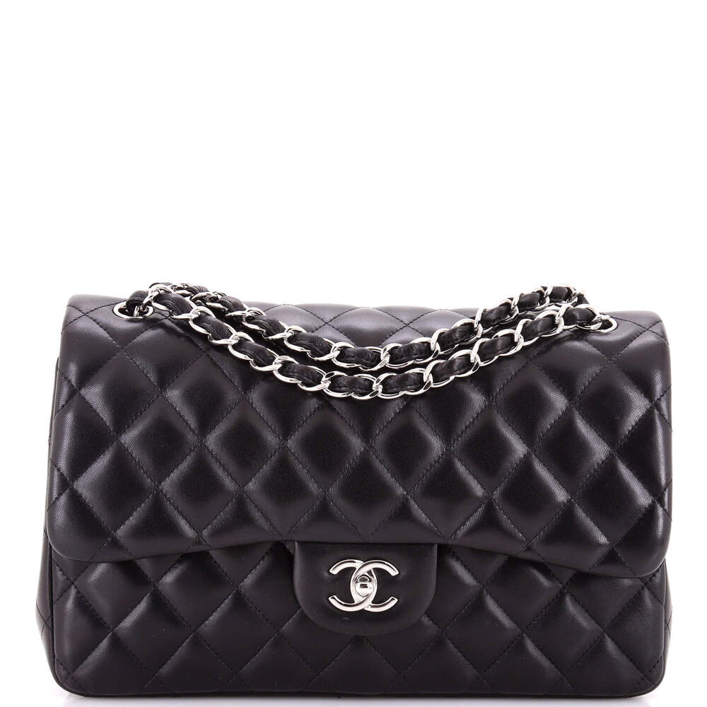 Chanel Jumbo Classic Double Flap Bag Quilted Lambskin